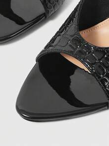 Sleekvia 女士高跟凉鞋 - 黑色 - 查看 4