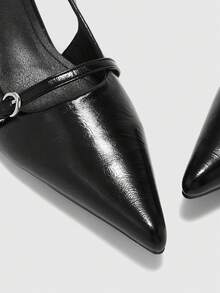 CUCCOO BIZCHIC Women Heeled Sandals - Black - View 9