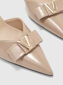 CUCCOO BIZCHIC 女士时尚搭扣细高跟鞋 - 杏色 - 查看 8