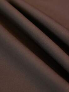 Zanirela 摩卡棕色无袖女士两件套西装，挺括的西装面料，修身剪裁，无袖上衣侧边饰有金色纽扣，直筒裤，现代简约风格，适合办公室、商务会议、通勤、精致休闲穿着。 - 咖啡棕 - 查看 9