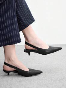 CUCCOO BIZCHIC Women Heeled Sandals - Black - View 1