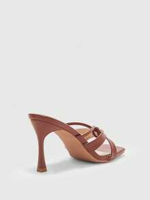 CUCCOO BIZCHIC Đơn giản và thanh lịch, thời trang và đa năng, dép cao gót nữ công sở thoải mái. - màu nâu - Xem 9