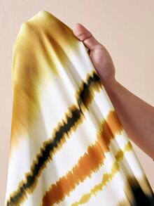 Zivah 2026春夏新品，情人节、音乐节、复活节、西部风、波西米亚风、纳什维尔风格深V领露背系带A字长裙，彩色条纹长裙，度假裹身裙，女士连衣裙，黄色连衣裙，惊艳连衣裙，沙滩黄色连衣裙 - 黃色 - 查看 8