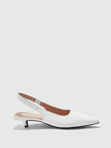 CUCCOO BIZCHIC Women Heeled Sandals - White - View 2