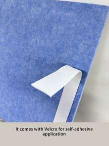 1片可重复使用免钉软墙垫板，粘性毛毡墙面装饰板，适用于家庭和办公室，可用于装饰特色墙、房间装饰、墙面覆盖、照片墙以及卧室、书房、客厅、玄关、办公室的收纳整理。 - 彩色 - 查看 9