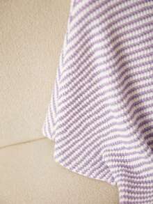 Elaquor Conjunto de 2 piezas talla grande: Camiseta y pantalones cortos de verano - Púrpura malva - Ver 5
