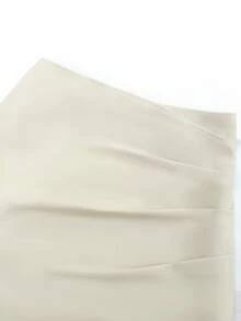 GlowEve 新款套装：黑色方领宽肩带吊带背心+高腰百褶A字裙，时尚夏季女装 - 彩色 - 查看 4