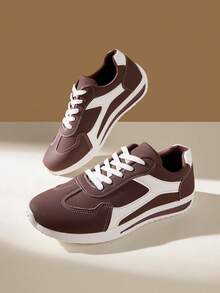 CUCCOO EASI Giày thể thao nữ thường ngày - Cà phê nâu - Xem 4