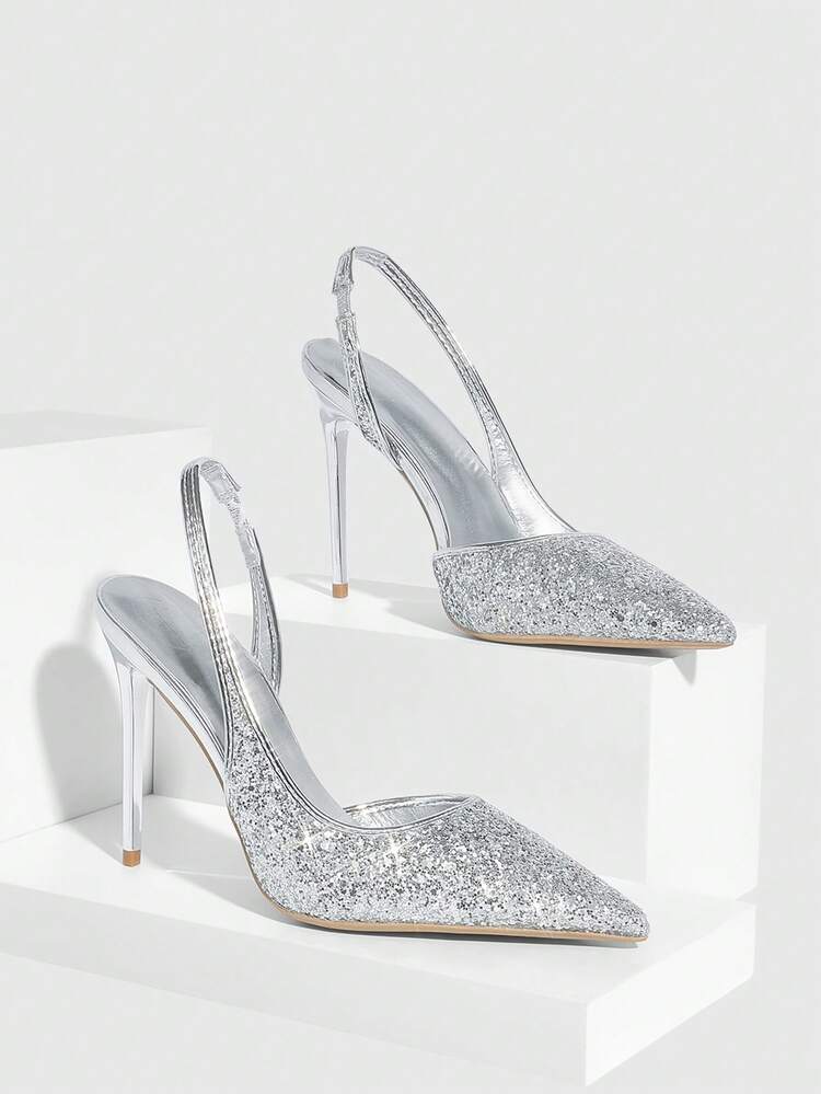 CUCCOO SZL Women's Pointed Toe Stiletto Heel Shoes, Elegant, Sweet, Romantic, Suitable For Afternoon Tea, Dates, Fashion Parties, Workplace, Halloween