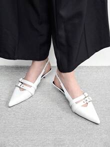 CUCCOO BIZCHIC Women Heeled Sandals - White - View 1