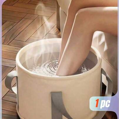 1 Khay ngâm chân cách nhiệt gấp gọn, di động, 2 kích cỡ, dùng cho gia đình, du lịch, cắm trại, bồn rửa mặt ngoài trời, thư giãn thể thao, quà tặng, liệu pháp nóng lạnh, lưu trữ, chăm sóc cơ thể, chống thấm nước, nhẹ, bền, dễ mang theo, thiết kế nhỏ gọn, tiết kiệm không gian, thoải mái, dễ chịu, giảm căng thẳng, có thể tái sử dụng, đa năng, sử dụng trong nhà và ngoài trời, mùa đông và mùa hè.