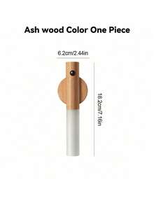 1/2/3pcs  Motion Sensor Night Light, Magnetic Wall Lamp, Indoor Wooden Wall Mount Light Wardrobe, Indoor LED Magnetic Rechargeable Portable Lamp For Corridor Bedroom Closet Desk Stairway Cabinet - Night light - View 15