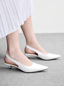 CUCCOO BIZCHIC Women Heeled Sandals - White - View 7