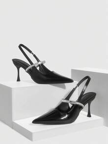 CUCCOO SZL Women Pumps Spring Shoes For Daily Wear - Graphite Black - View 4