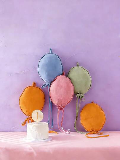 Joivida 1Pc/2Pcs קישוטי בלוני בד אופנתיים למסיבת יום הולדת, אביזרי צילום מושלמים וחומרי יצירה, קישוטי תלייה פשוטים לבלוני בד, מתאים, ראש השנה, מעבר דירה, חזרה, עונת בית הספר, מתנה אידיאלית למשפחה, חברים, שותפים