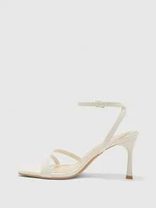CUCCOO BIZCHIC Simple And Generous, Fashionable And Versatile, Casual Workplace Commuter Women's High-Heeled Sandals - Off-white - View 10