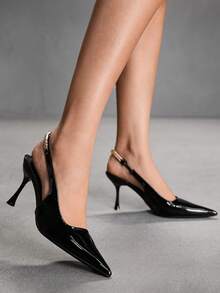 CUCCOO SZL Women Pumps Spring Shoes For Daily Wear - Graphite Black - View 5