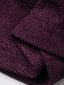 DAZY Women's Summer Sexy Camisole And Shorts Pajama Set With Built-In Bra Padding - Purple - View 11