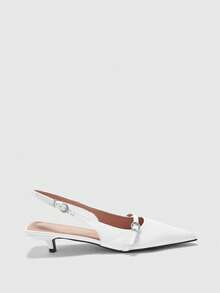 CUCCOO BIZCHIC Sandal Hak Tinggi Wanita - Putih - View 2