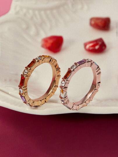 Glisma Women's Ring Set,Premium/Old Money/Classy,Sexy/Vintage,For Mom/Women/Girl/Mother,Summer/Beach/Prom/Party