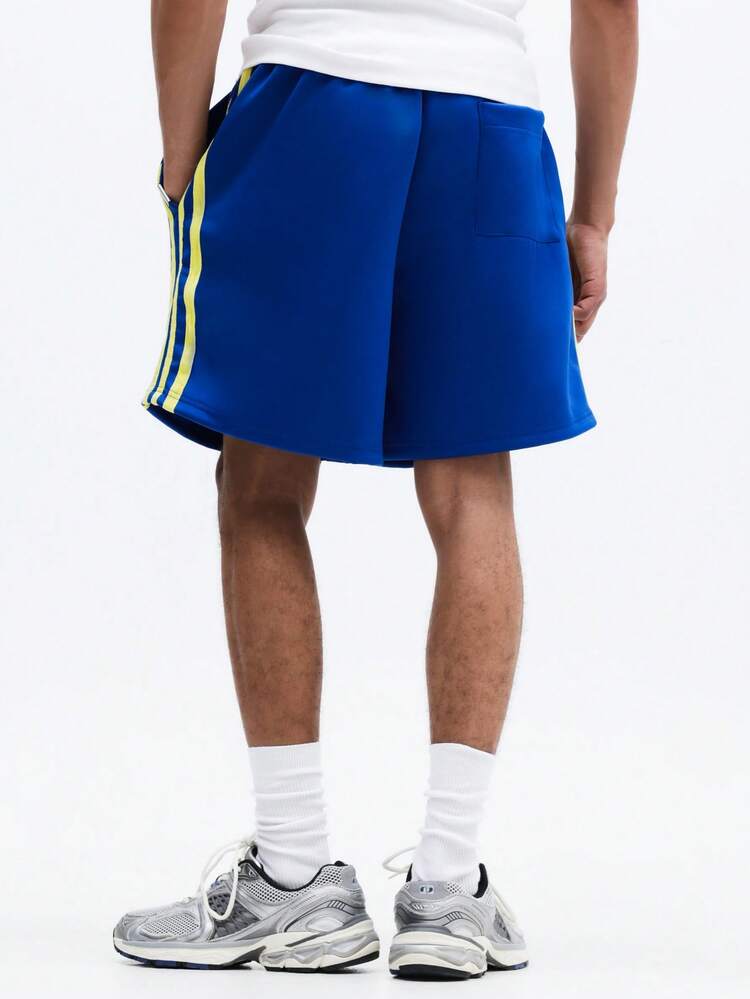 Pull On Shorts With Contrast Side Tape
