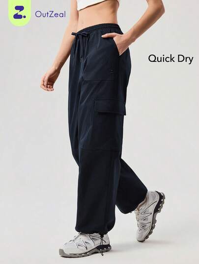 OutZeal Women Sports Pants Camping Hiking Quick-Drying Multi Pockets Cargo Outdoor Bottom