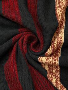 SHEIN 孕妇U领无袖条纹休闲舒适透气连体裤 - 彩色 - 查看 7