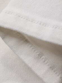 DAZY 女士休闲喇叭牛仔裤，街头风，适合夏季、春季和秋季穿着 - 白色 - 查看 3