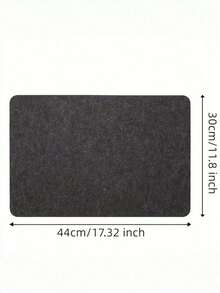 Heat Resistant Mat For Air Fryer, Countertop Protector Pad For Kitchen, Blender, Coffee Maker, Toaster | Non-Slip Drain Mat, Ideal Gift, 1PC - Black - View 9