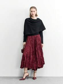 CUCCOO BIZCHIC Giày cao gót siêu cao 10,5cm, mũi nhọn, kiểu dáng gợi cảm, phù hợp cho cả đi hàng ngày và dự tiệc. - Màu Đỏ Sâu - Xem 6