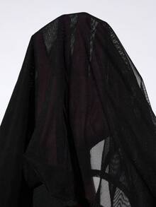 Sweetina Women's Sexy Sheer Mesh Cropped Tank Top, Summer - Black - View 8