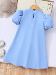 女童夏季花卉装饰泡泡袖连衣裙 3D花朵连衣裙 泡泡袖连衣裙 女童连衣裙 3D花卉蓝色连衣裙 天蓝色连衣裙 儿童女童蓝色花朵连衣裙 蓝色花朵连衣裙 夏季波西米亚粉蓝色连衣裙 儿童女童 3D花朵连衣裙 女童短袖连衣裙 女童奢华连衣裙 女童短袖奢华连衣裙 儿童连衣裙 儿童女童 儿童花朵连衣裙 女童蓝色连衣裙 儿童公主裙 花卉贴花连衣裙 - 藍色 - 查看 2