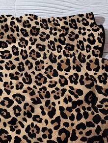 EMERY ROSE 女士休闲简约渐变豹纹衬衫，适合夏季穿着 - 彩色 - 查看 4