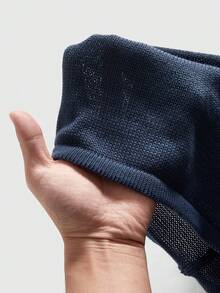 ROMWE MEN Men's Contrast Trim Letter & Number Graphic Sweater Vest - Multicolor - View 6