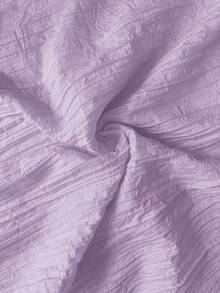 Sylviya 女士休闲3D立体花卉吊带开衩连衣裙，度假风 - 淡紫色 - 查看 7