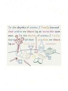 Zazumi Portable Literary Quote PU Leather Placemat - Reusable Table Mat, Thoughtful Gift For Family & Home Enthusiasts - placemat - View 11