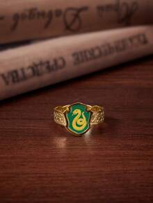 HARRY POTTER X SHEIN Wear This Ring, And You Will Be One Of Snake Academy's Own People From Now On - Gold - View 3