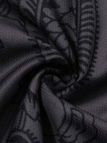 ROMWE MEN Anime Skull Print Drawstring Waist Casual Shorts - Multicolor - View 3