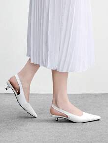 CUCCOO BIZCHIC Women Heeled Sandals - White - View 3