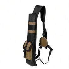 Archery Arrow Quiver, Lightweight Oxford Cloth Backpack With MOLLE System, Foldable Hip Arrows Bag For Target Shooting & Hunting, Fit, Back Arrow Quiver, Pocket Hanged, - Multicolor - View 14
