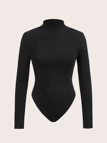 Tseoso 95%纯棉立领长袖休闲连体衣 - 柔软透气，经典秋冬打底衫，舒适百搭，适合工作、办公室、正式场合或居家穿着。 - 彩色 - 查看 5