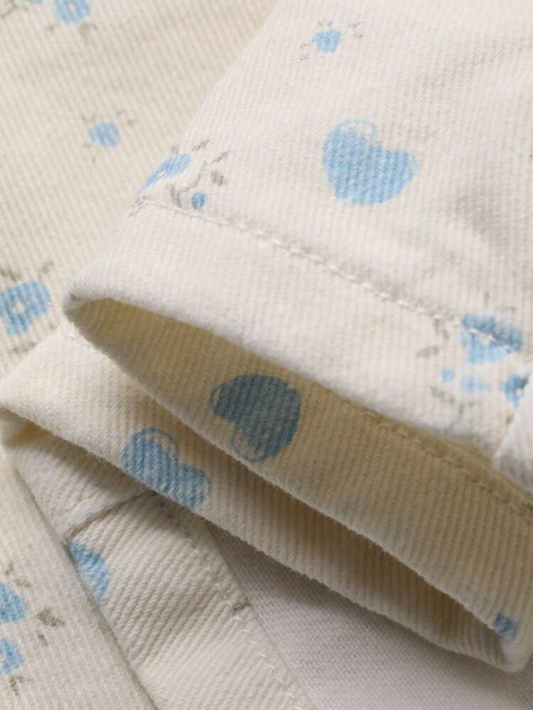 Young Girl Butterfly & Ditsy Floral Pocket Casual Denim Pinafore Dress