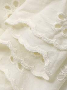 DAZY Women's Lace V-Neck Sleeveless Short Vest And Long Skirt Two Pieces Vacation Set - White - View 7