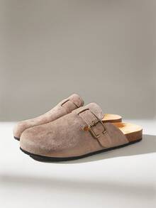 Solecia Women's Buckle Design Casual Versatile Flat Shoes - Light brown - View 2