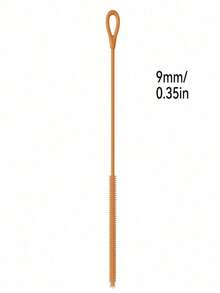 硅胶吸管清洁刷，可重复使用的超长吸管刷，用于清洁玻璃金属冰沙吸管和吸管杯，防滑手柄柔软可弯曲， - 彩色 - 查看 18