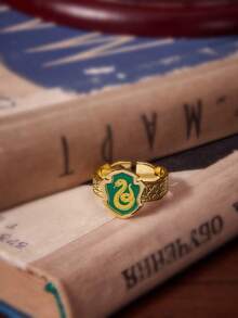 HARRY POTTER X SHEIN Wear This Ring, And You Will Be One Of Snake Academy's Own People From Now On - Gold - View 2