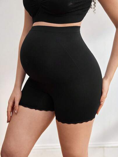 1件装女士无缝简约纯色舒适高性价比便携孕妇内裤