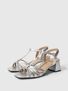 Sleekvia 女士高跟鞋 - 銀色 - 查看 10