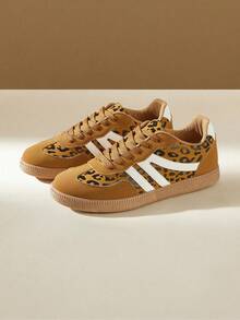 CUCCOO EASI 2026新款春秋复古百搭时尚休闲平底软底防滑户外运动系带女鞋，大码 - 彩色 - 查看 5