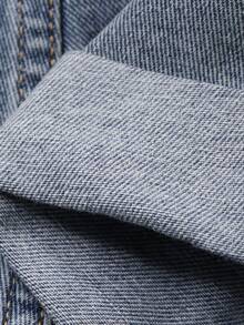 Livesso Women's Blue Cotton Beach Holiday Casual Adjustable Strap Jumpsuit - Blue - View 3